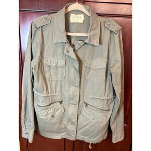 Lily Aldridge for Velvet Olive Green Jacket Cotton Size XL